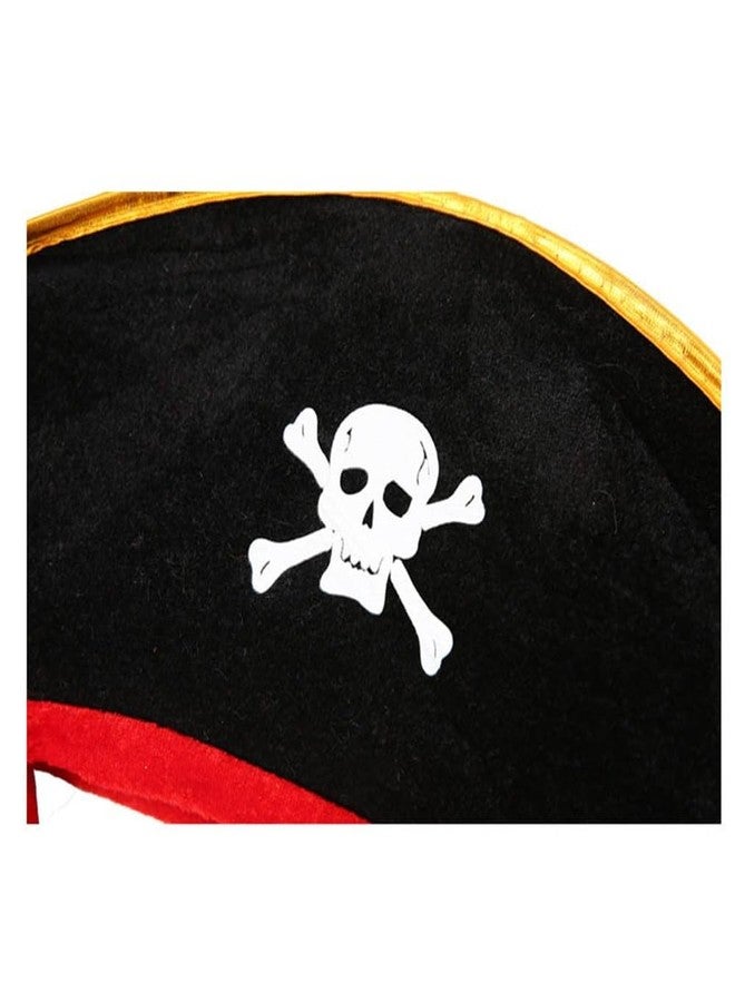 Zhzrche Halloween Hat Adult Party Pirate Hats Caribbean Pirate Cap - Image 4